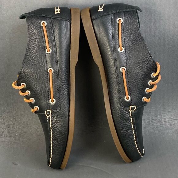 Sperry Top Sider Black Leather Chukka Boot shoes Men’s Size 11 - Picture 5 of 8